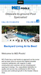 Mobile Screenshot of mcipools.com